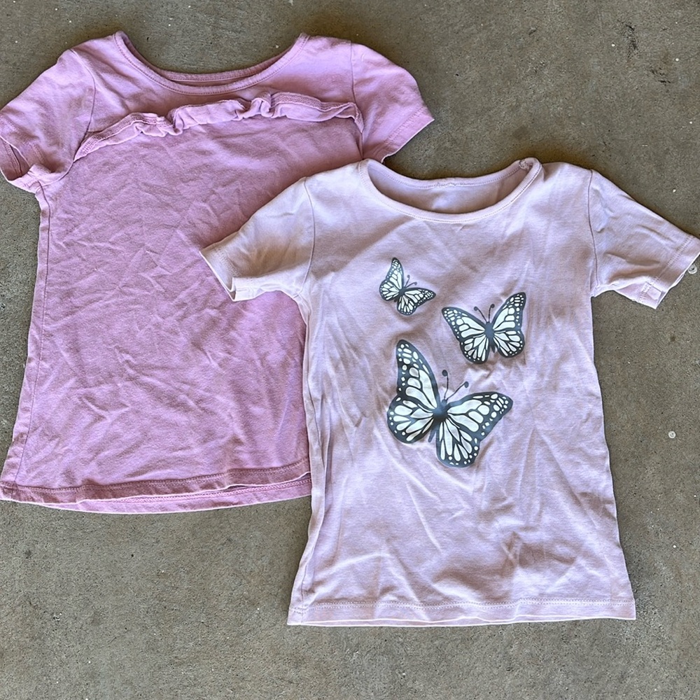 Little girls t-shirts. Size 5T. Good condition. 2 pack